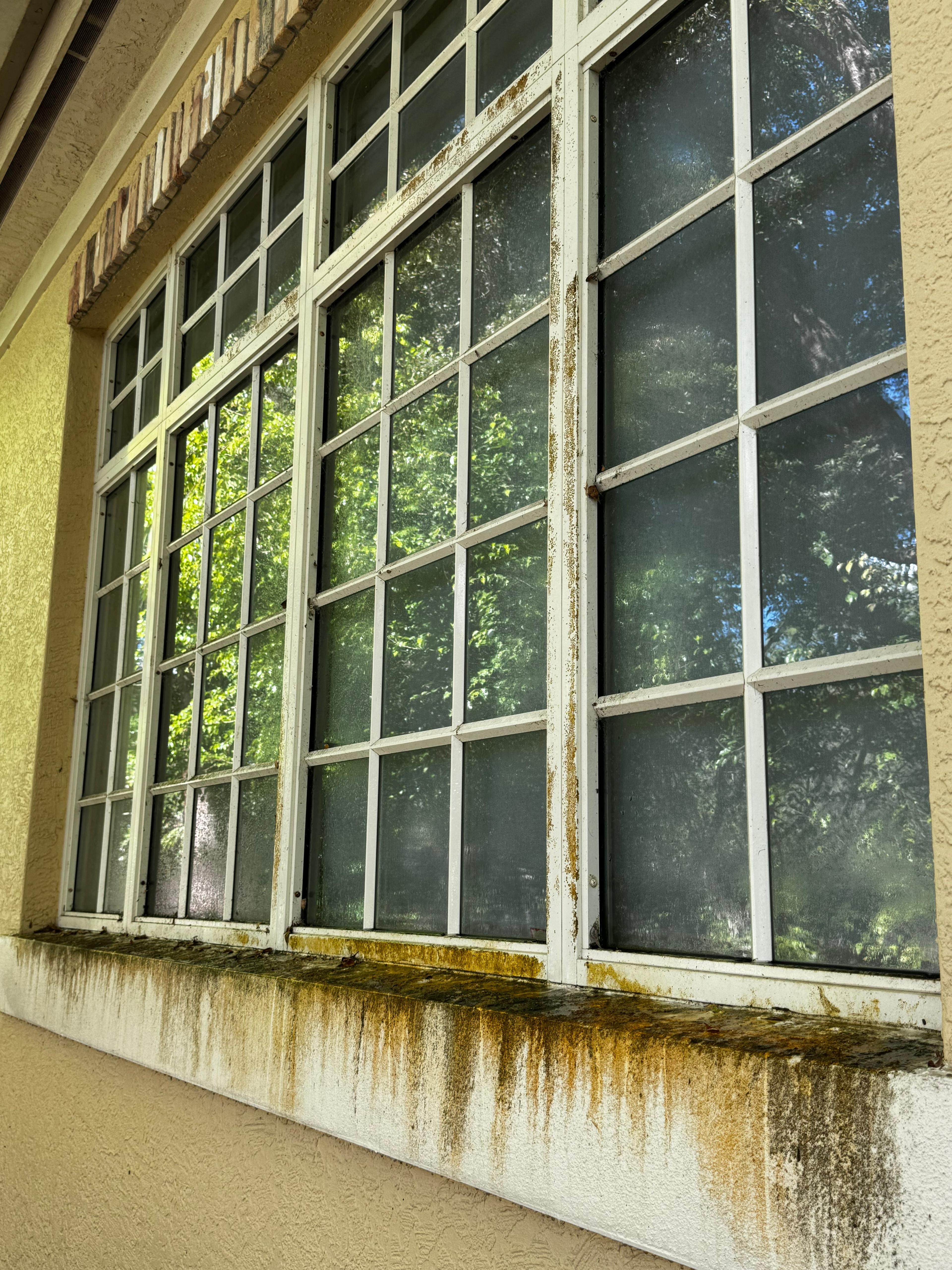 Window before cleaning