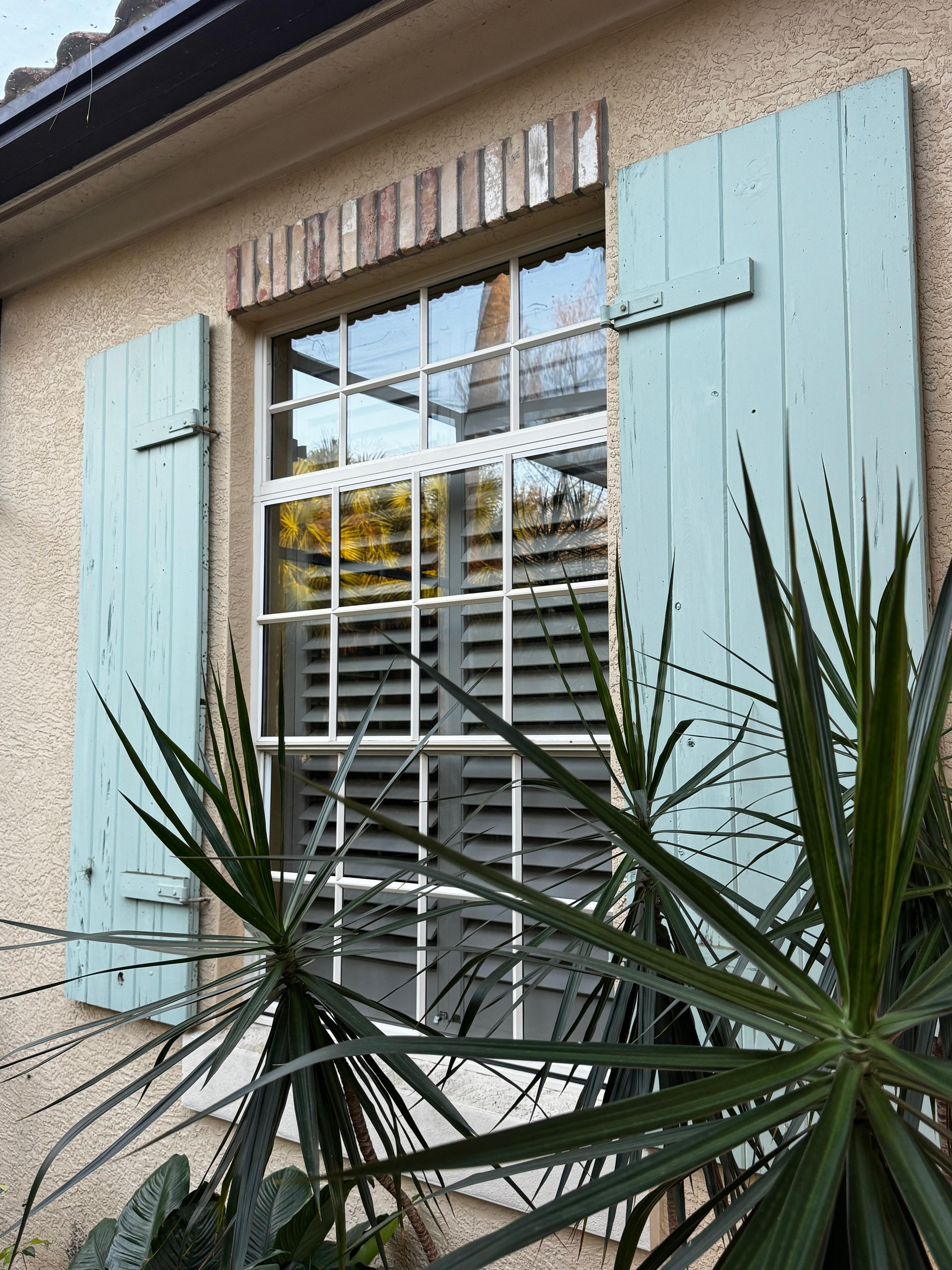 Clean window and shutters after washing