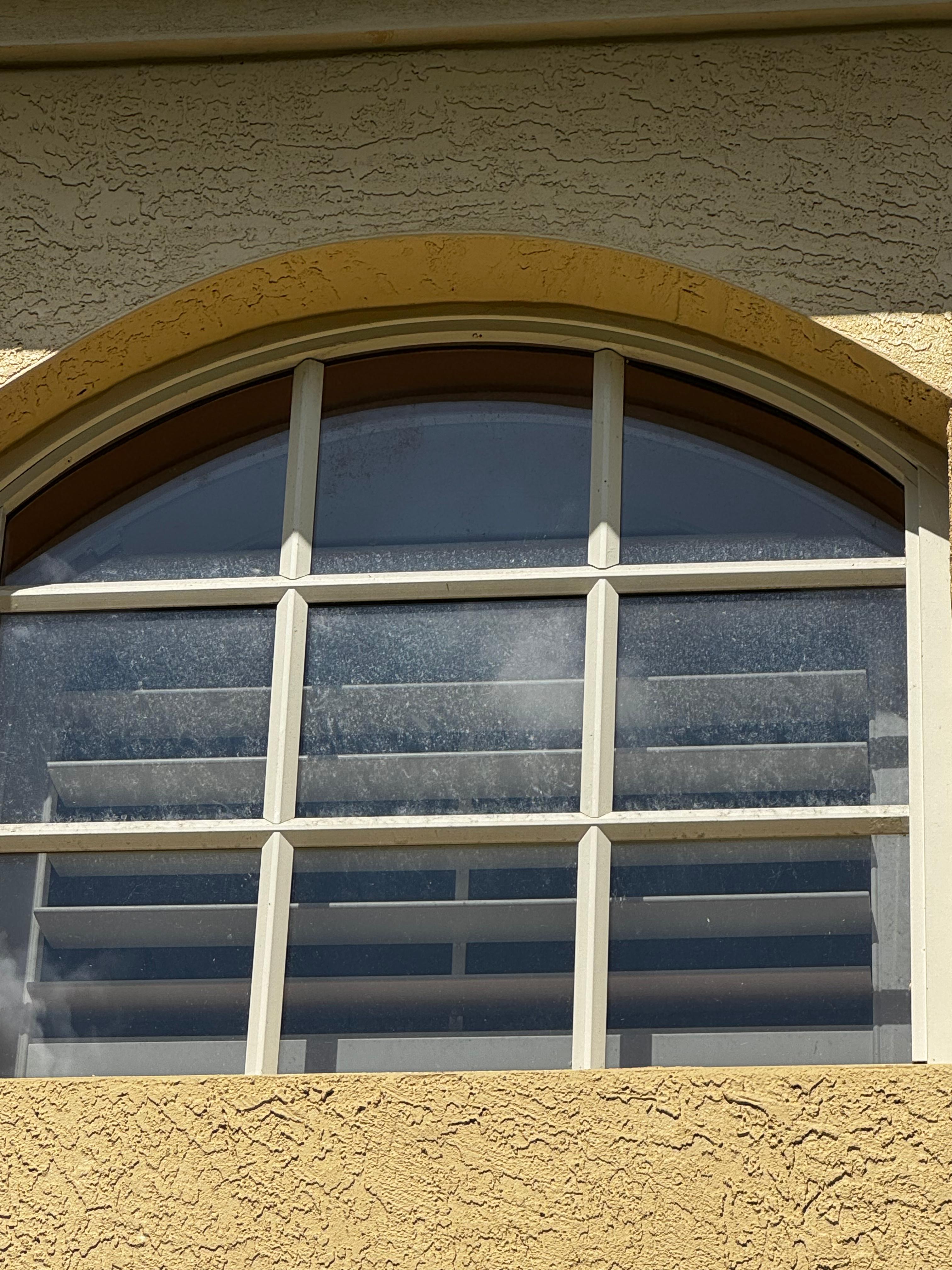 Window before cleaning